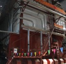 寧城光大熱力130T、65T往復爐排熱水爐